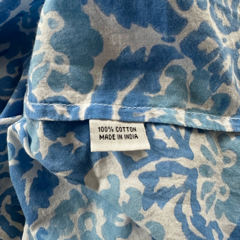 Roberta Roller Rabbit Blue Pattern Swim Coverup S… - image 5